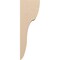 Ekena Millwork 6"W x 12"D x 36"H Thin Carmel Rough Cedar Woodgrain TimberThane Corbel, Primed Tan CORUR06X12X36CARRCPR - alternate 4